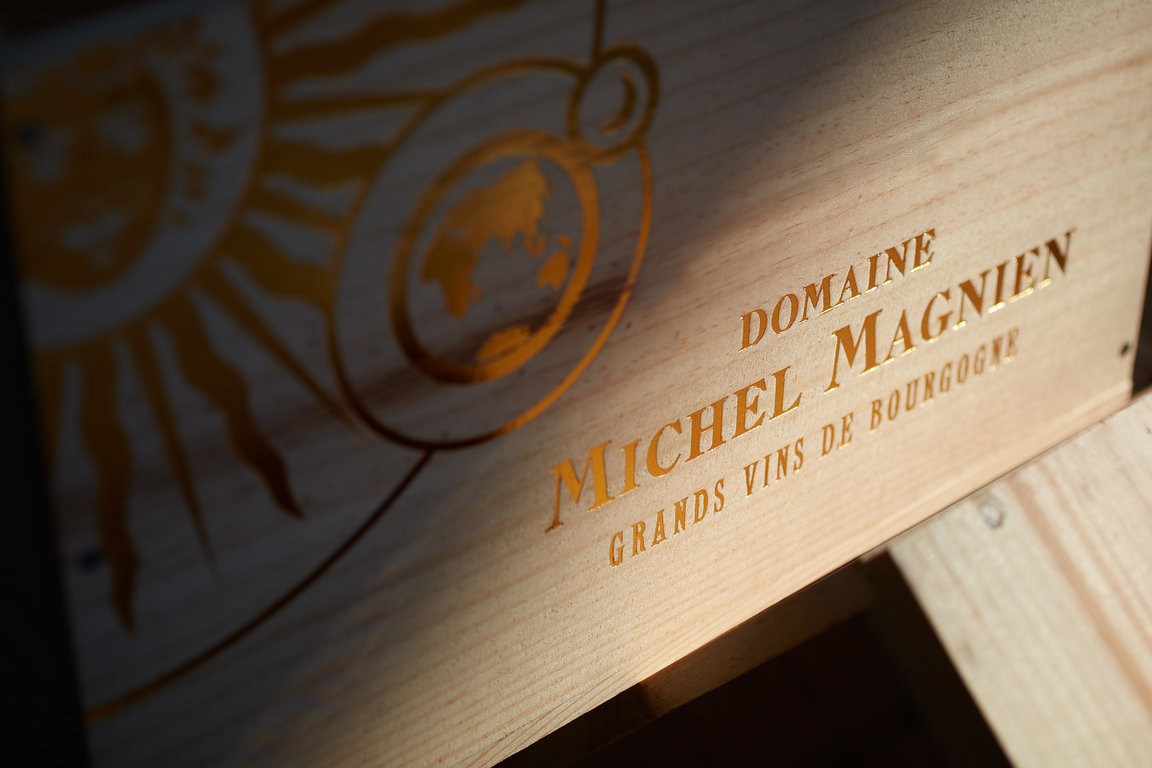Caisse en bois du Domaine Michel Magnien